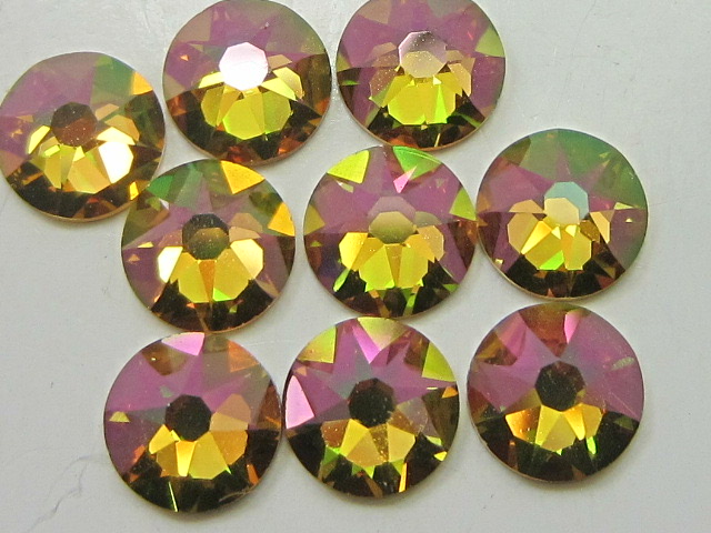 72 pcs. 20ss LIGHT TOPAZ PURPLE HAZE FLATBACK European Rhinestones